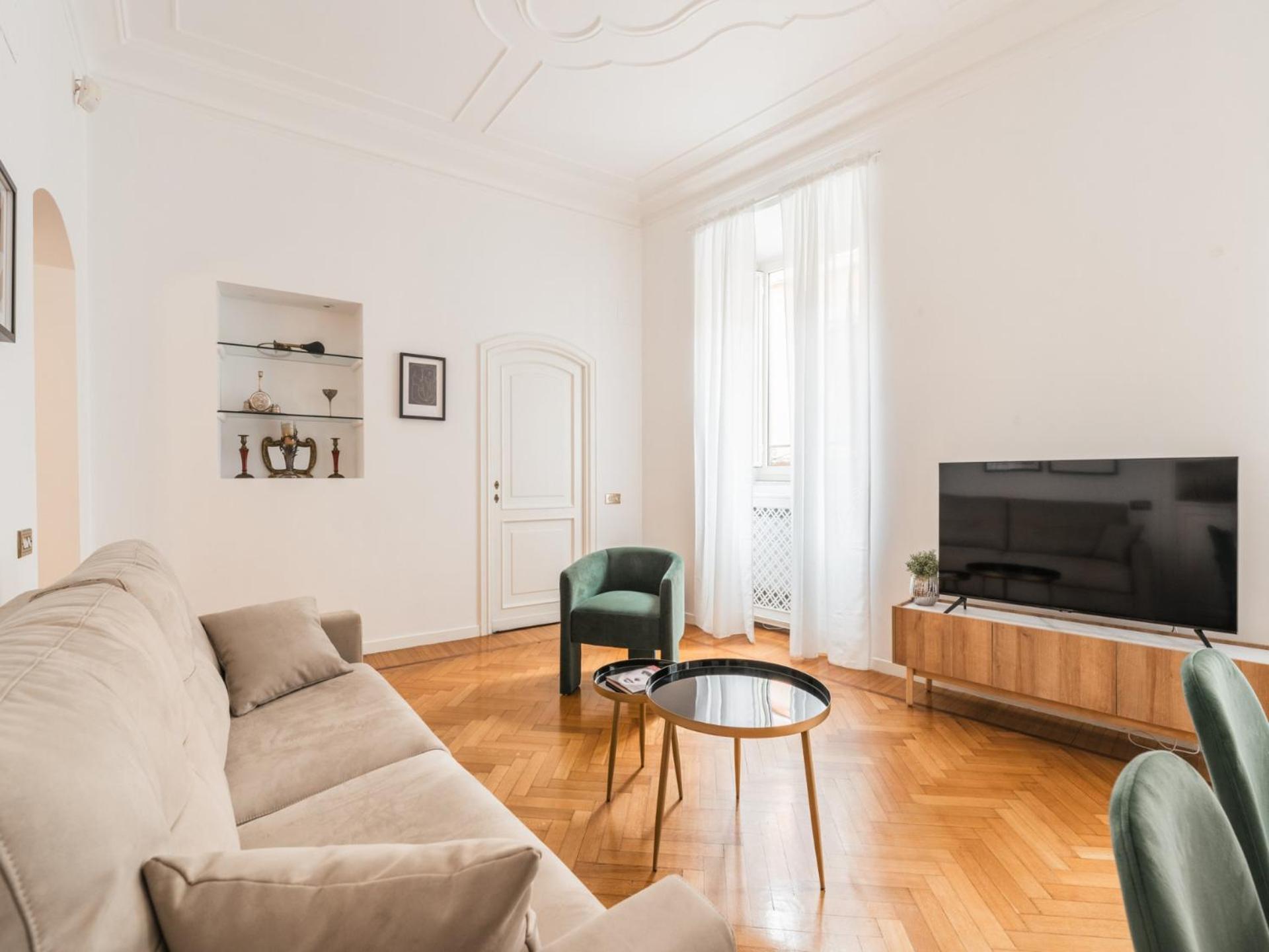 Apartment The Rent - Splendid Three-bedroom Near The Trevi Fountain Rom